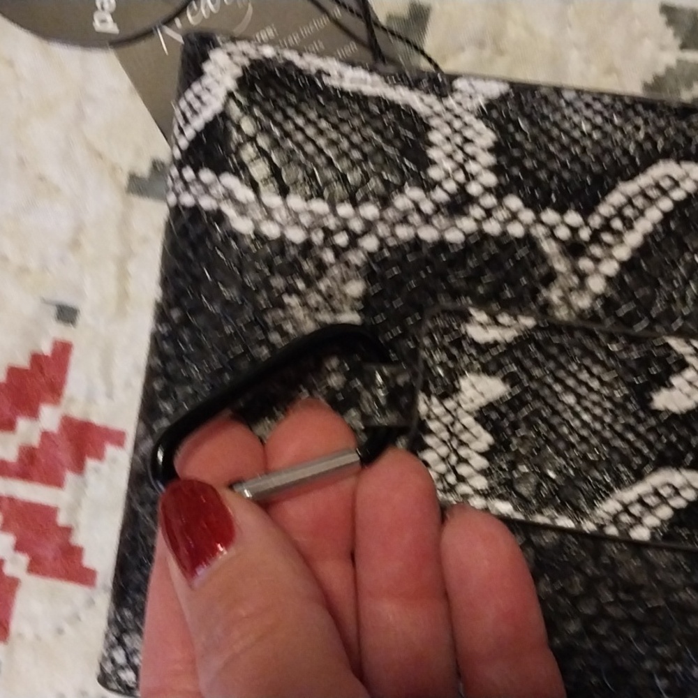 K Carroll Rfid Snakeskin Print Crossbody. NWT - Picture 11 of 14